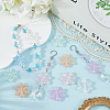 36Pcs 6 Colors Luminous Transparent Acrylic Beads OACR-SC0002-79-4