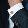 DIY Blank Dome Brass Cufflink Making Kits BUTT-DC0001-14-7