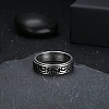 Rotatable Titanium Steel Finger Rings PW-WGFD7F6-01-2