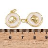 Brass Pendants KK-A257-09G-02-3