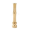 Golden Tone Brass Wax Seal Stamp Head with Bamboo Stick Shaped Handle STAM-K001-05G-C-3