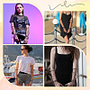 Outdoor Cycling Polyester Lace Sleeves AJEW-WH20067-033A-4