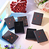 5Pcs Hot Stamping Planet Cardboard Jewelry Packaging Boxes CON-TA0001-44A-5