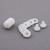 Acrylic Imitation Pearl Beads X-MACR-S810-01-3
