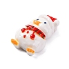 Christmas Duck Theme Opaque Resin Cabochons RESI-Q010-03D-2