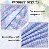 Fishscale Pattern Polyester Fabrics DIY-WH0292-79A-4