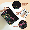 Double Sided Printed Polyester Makeup Zipper Bags AJEW-WH0607-010-3