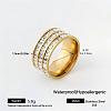 304 Stainless Steel Finger Rings for Women MF5435-4-1