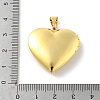 12 Styles Brass Locket Pendants KK-C092-25G-4
