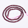 Natural Garnet Beads Strands G-D167-B-2mm-3