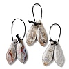 2Pcs Natural Mexican Agate Pendants G-B105-01A-1