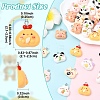 20Pcs Opaque Resin Pendants RESI-YW0005-60-3