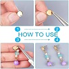 50Pcs Ion Plating(IP) 304 Stainless Steel Stud Earring Findings STAS-AR0002-52-4