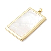 Natural Shell Pendants KK-H529-60C-G-2