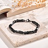 Stainless Steel Byzantine Chain Bracelets PW-WG5A3D1-01-2