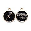 Alloy Enamel Pendants LS-ENAM-S124-01A-08F-1