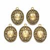 Tibetan Style Alloy Pendants TIBEP-N009-33AG-RS-2