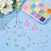 15 Colors Glass Seed Beads SEED-PH0012-08-WH-5