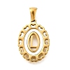 Golden 304 Stainless Steel Pendants STAS-K300-02G-L-1