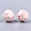 Spray Painted Acrylic Beads MACR-T037-05D-2