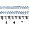 Natural Blue Topaz Beads Strands G-B090-A28-03-5