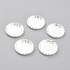 304 Stainless Steel Cabochon Settings STAS-Y001-08S-1