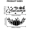 MAYJOYDIY US 1 Set Autumn Theme PET Hollow Out Drawing Painting Stencils DIY-MA0005-08-2