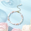 Glass Round Beaded Bracelets BJEW-JB12072-02-1