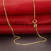 Brass Cross Chains Necklaces NJEW-BB62030-A-2