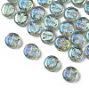 Electroplate Glass Beads EGLA-YW0005-01Y-1