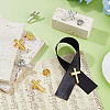 24Pcs 2 Colors Star/Cross Alloy Pin Brooches AJEW-FH0006-08-4