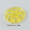 Transparent Acrylic Pendants TACR-R10-M-3