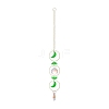 Shell Moon Hanging Ornaments HJEW-P016-01G-D-1