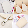5Pcs PU Leather Fabrics DIY-WH20025-082B-5