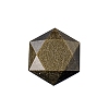 Natural Golden Sheen Obsidian  Healing Star of David Ornament PW-WG52742-06-1