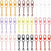 54Pcs Spray Painted Iron Swivel Clasps FIND-SC0022-76-7