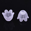 Transparent Acrylic Bead Caps X-FACR-N005-002F-4