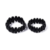 Oval Natural Agate Beaded Stretch Bracelets for Women Men G-Q601-23A-1