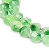 Dyed Natural White Jade Beads Strands G-C116-A181-01B-4