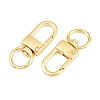 Alloy Swivel Claw Clasps PALLOY-P322-01G-2