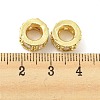 Brass Micro Pave Cubic Zirconia European Beads KK-H452-06G-2