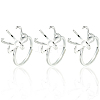 6Pcs Adjustable Brass Finger Rings Components KK-BBC0021-26-7