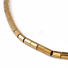 304 Stainless Steel Beaded Necklace for Men Women NJEW-P269-11B-G-2