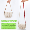 WADORN 2Pcs 2 Colors Resin Imitation Gemstone Curb Chain Bag Straps FIND-WR0008-61-3
