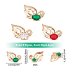 12Pcs 3 Colors Glass Pendants GLAA-SC0001-36-2