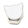 Zinc Alloy Cat Cell Phone Holder Stand Findings AJEW-G035-01P-2