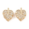 Brass Micro Pave Cubic Zirconia Multi-Strand Links KK-F906-21G-1