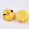 Resin Pendants RESI-T043-02-3