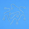 304 Stainless Steel Earring Hooks STAS-B047-31S-1