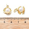 ABS Imitation Pearl Charms KK-D367-03P-3